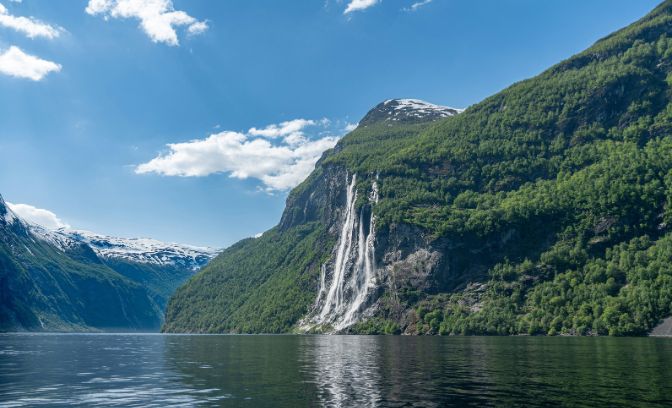 Noorse fjorden in Geiranger